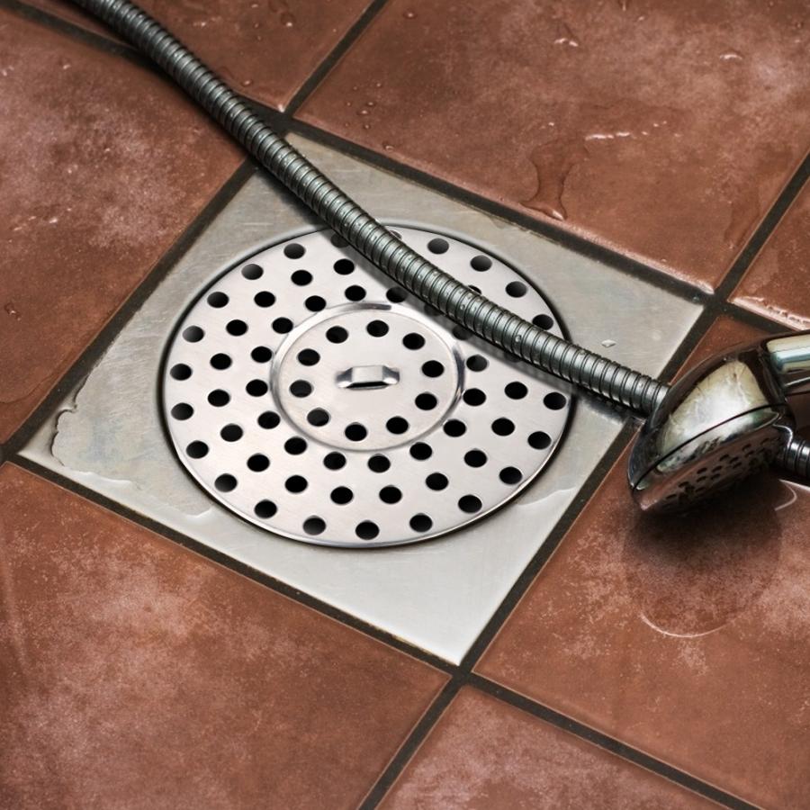 Küche Werkzeuge 8,5 cm in Durchmesser Edelstahl Runde Dusche Boden Ablauf Balkon Boden Entwässerung Schlucht Küche Sieb Obst