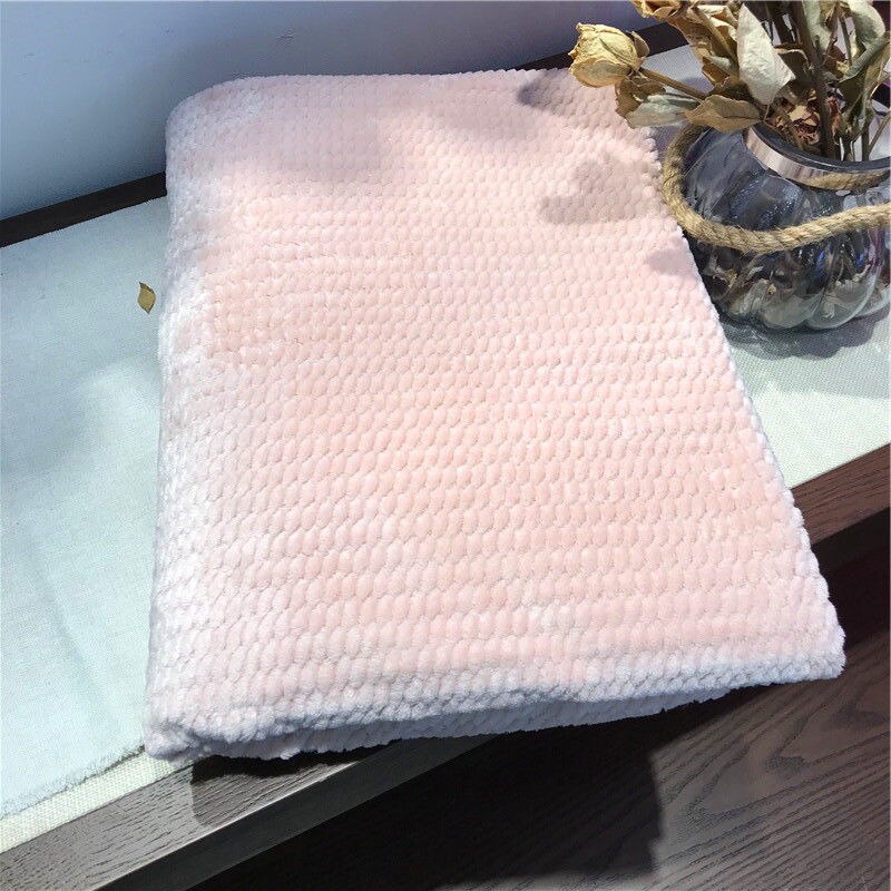 pled na łóżka koralowe koce polarowe szary kolor pledy pojedyncze/królowa/król flanelowe narzuty miękkie ciepłe koce na łóżko: F / 200X230CM