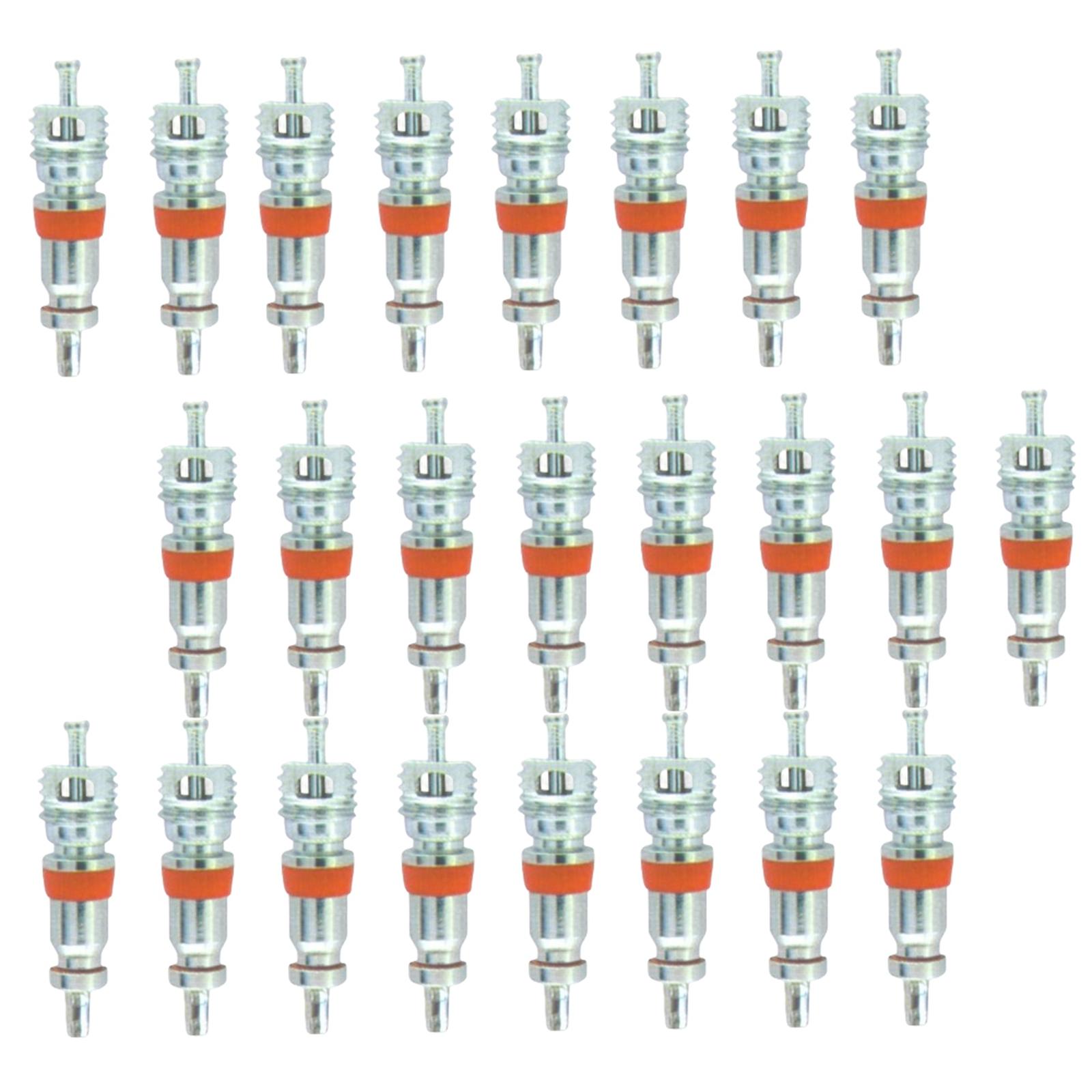 Brass Valve Core Repair Part Replacement Tubeless Core for Road &amp; MTB Bike: 24 Pcs Valve Cores