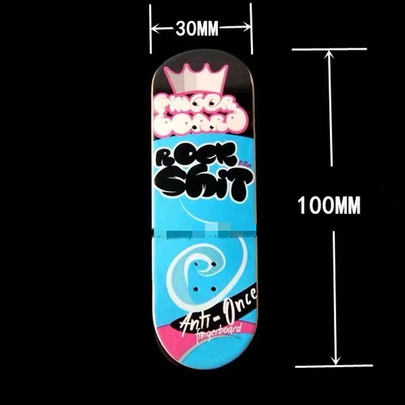 100mm*30mm Canadian Maple Wood Complete Fingerboard Mini Finger Skateboard