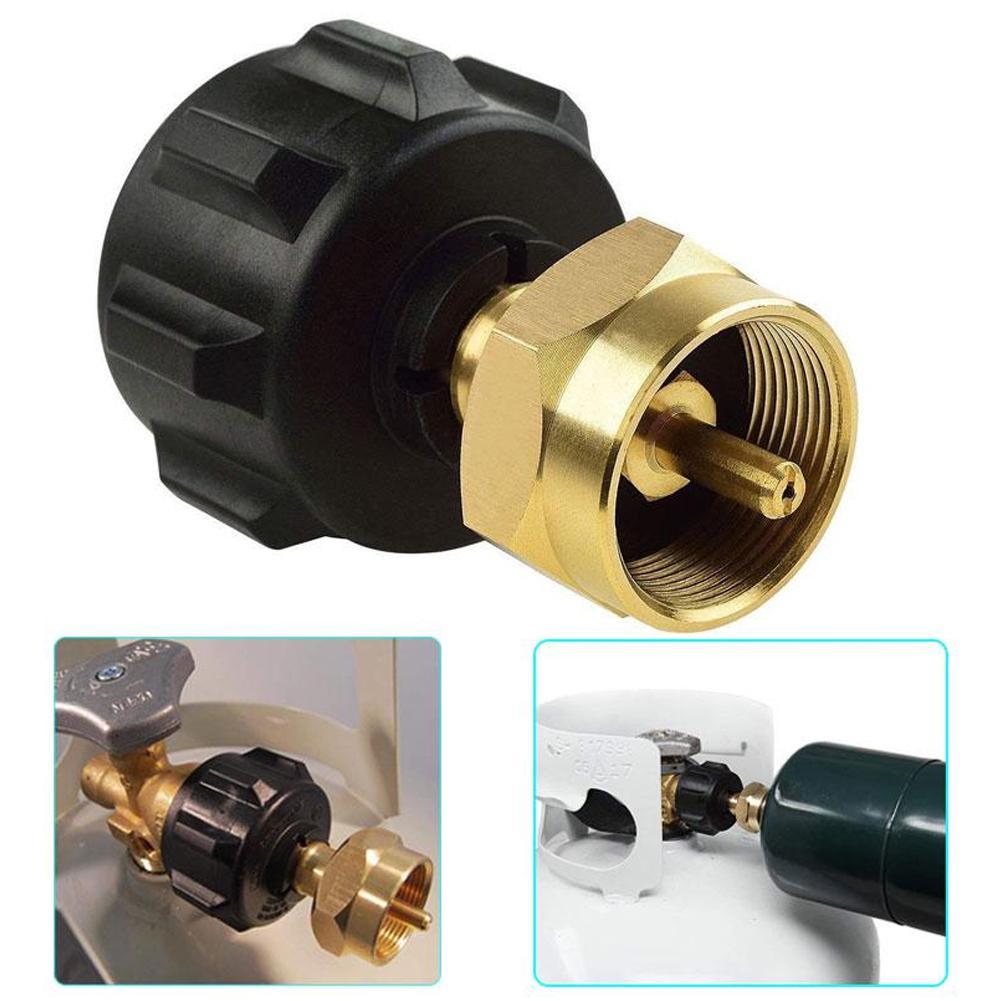 Camping Outdoor Gas Tank Inflatable Connector Gas Furnace Conversion Adapter Size Gas Bottle Transfer Interface