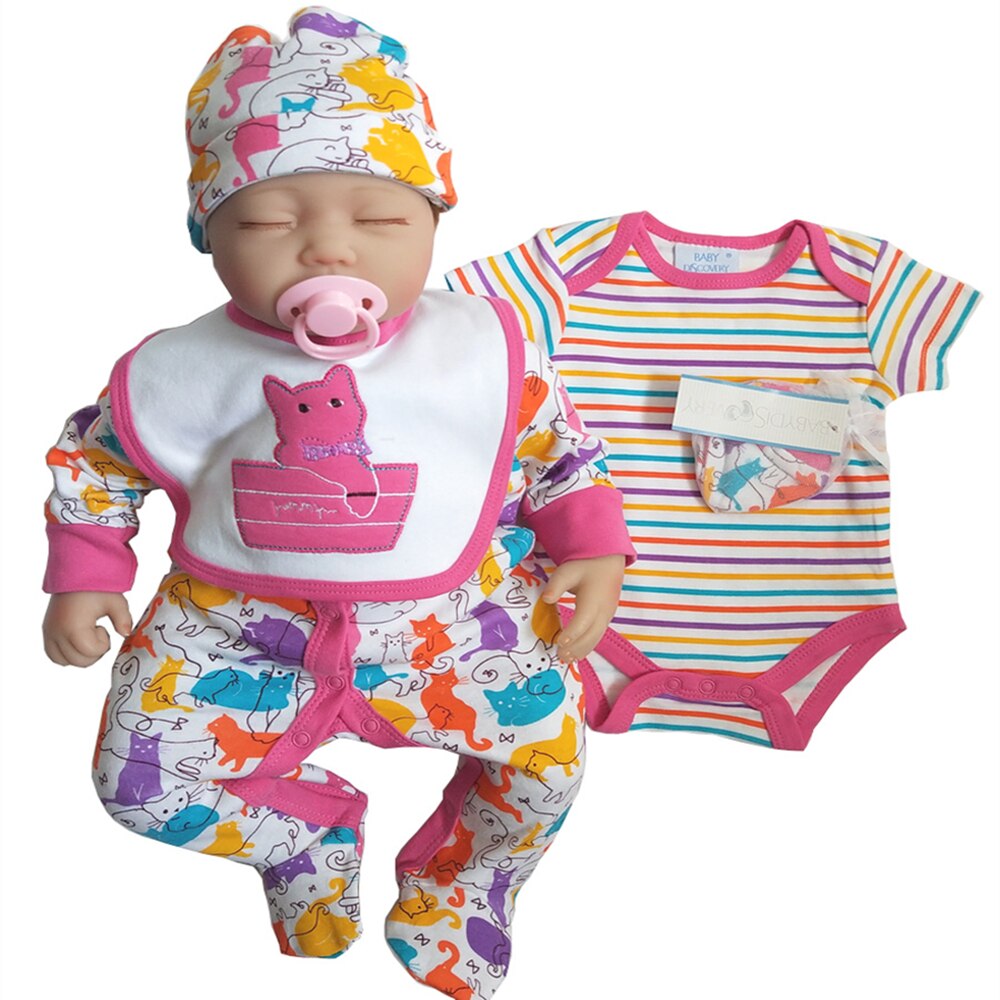 Bib set kinderkleding pasgeboren romper baby meisje gedrukt kleding katoen pasgeboren baby kleding set: 6m