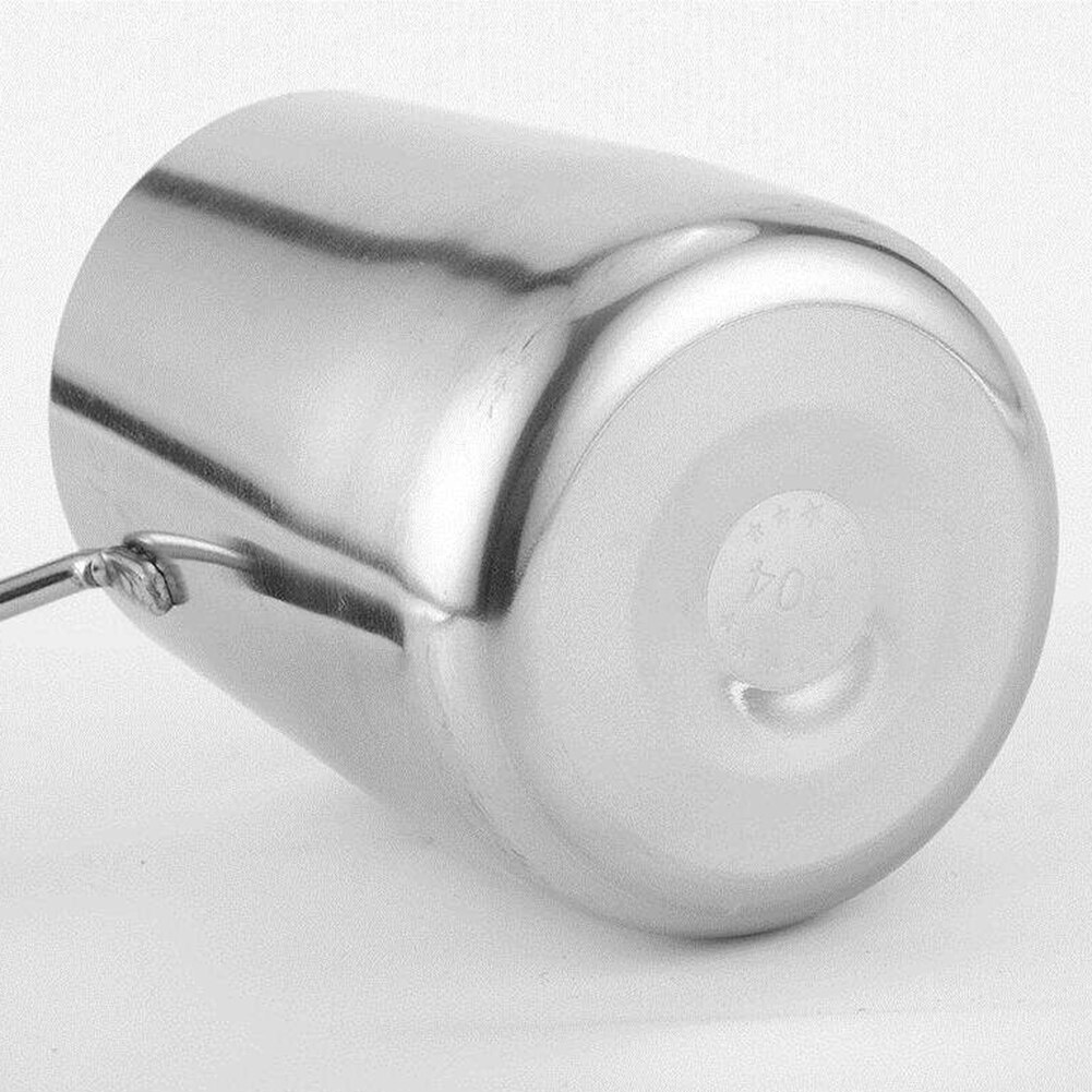 Rostfritt stål handtag vax smältdegel gör det själv ljus tvål smältgryta doftvax smälter metall kaffe toroid kanna latte kanna