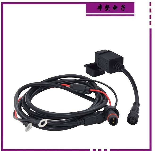 Motorfiets Auto Telefoon Oplader Dubbele Usb Autolader Navigator Waterdicht Stofdicht Motorfiets Autolader