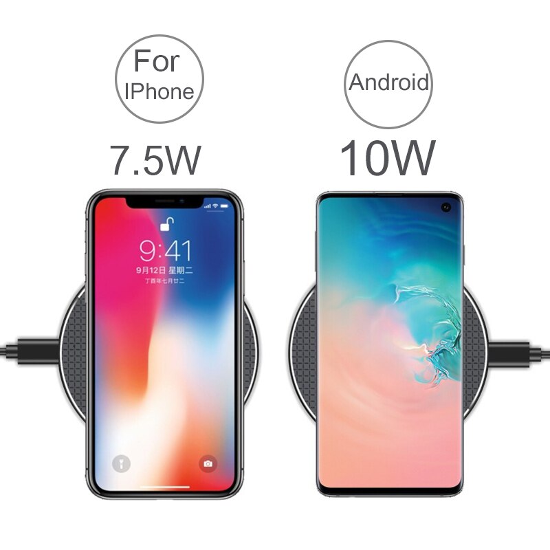 10W Draadloze Chager Voor BV9900 Qi Desktop Metalen Draadloze Opladen Voor Apple Voor Samsung S11 Android Telefoon Oplader Universele