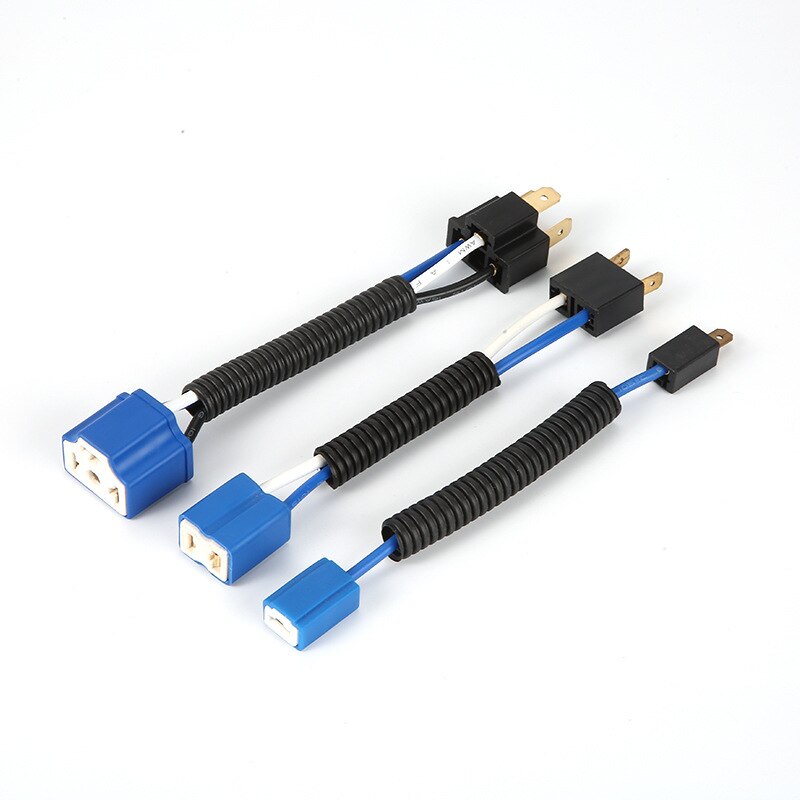 2 pièces universel H1 H7 H4 mâle femelle prise connecteur convient voiture moto ampoule lampes en céramique prise