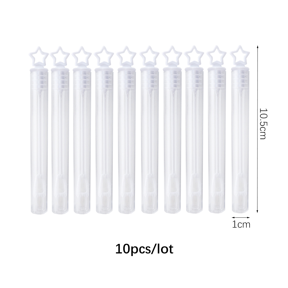 10 Uds Mini tubo de burbuja blanco rosa botella de jabón juguetes de boda para invitados niños recuerdos de de cumpleaños decoración de Baby Shower: plum