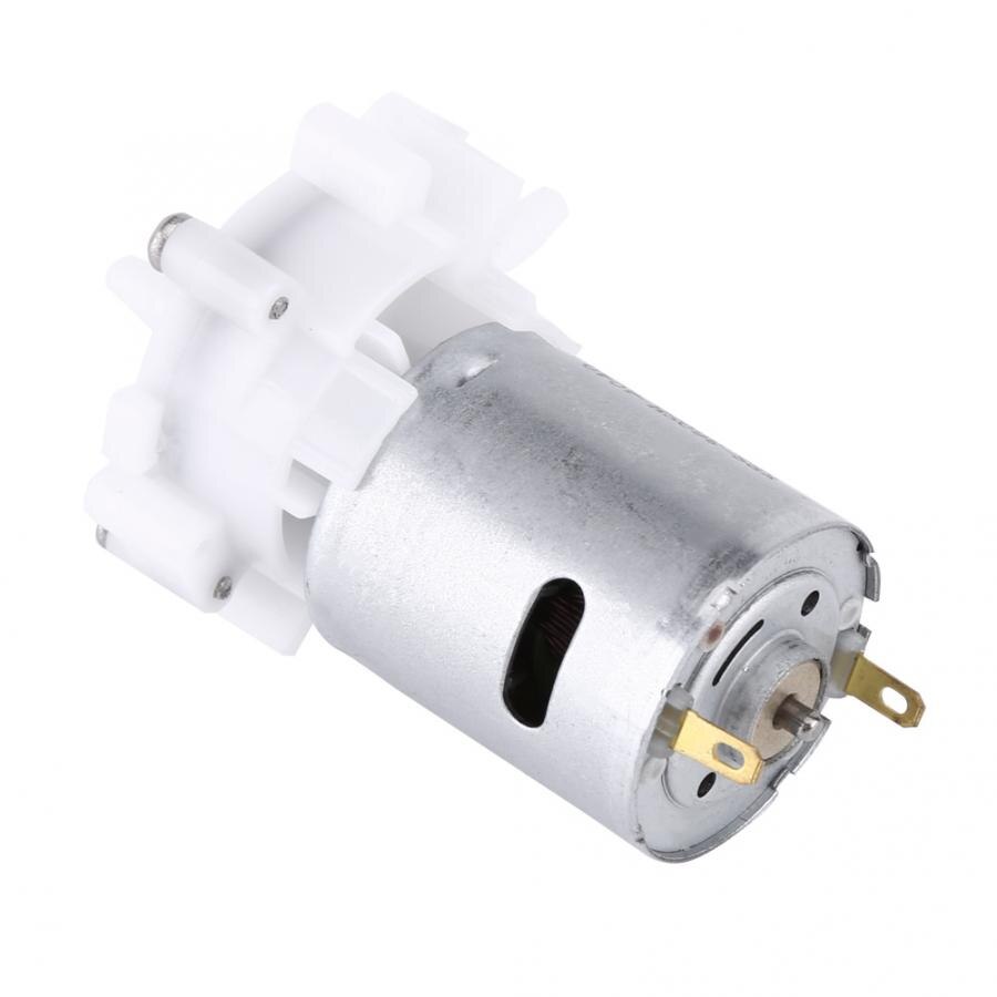 DC 3-12V Mini Self-priming Gear Pump 4mm Diameter Aquarium Water Pumping Tool with RS-360SH Motor Pump
