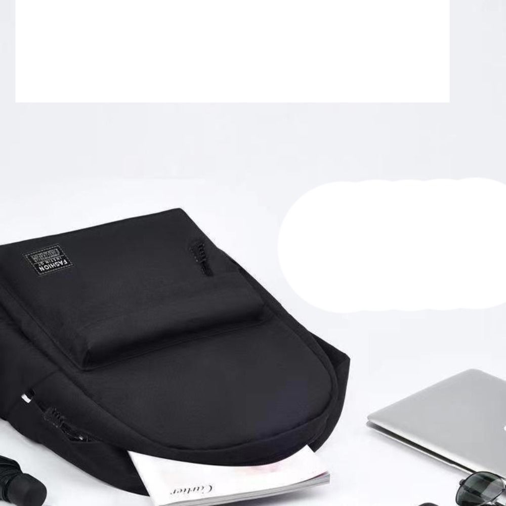 Trendiger minimalistischer Rucksack für Herren, vielseitiger Rucksack, große Kapazität, Studentenrucksack, Computer-Reisetasche, waschbarer Rucksack