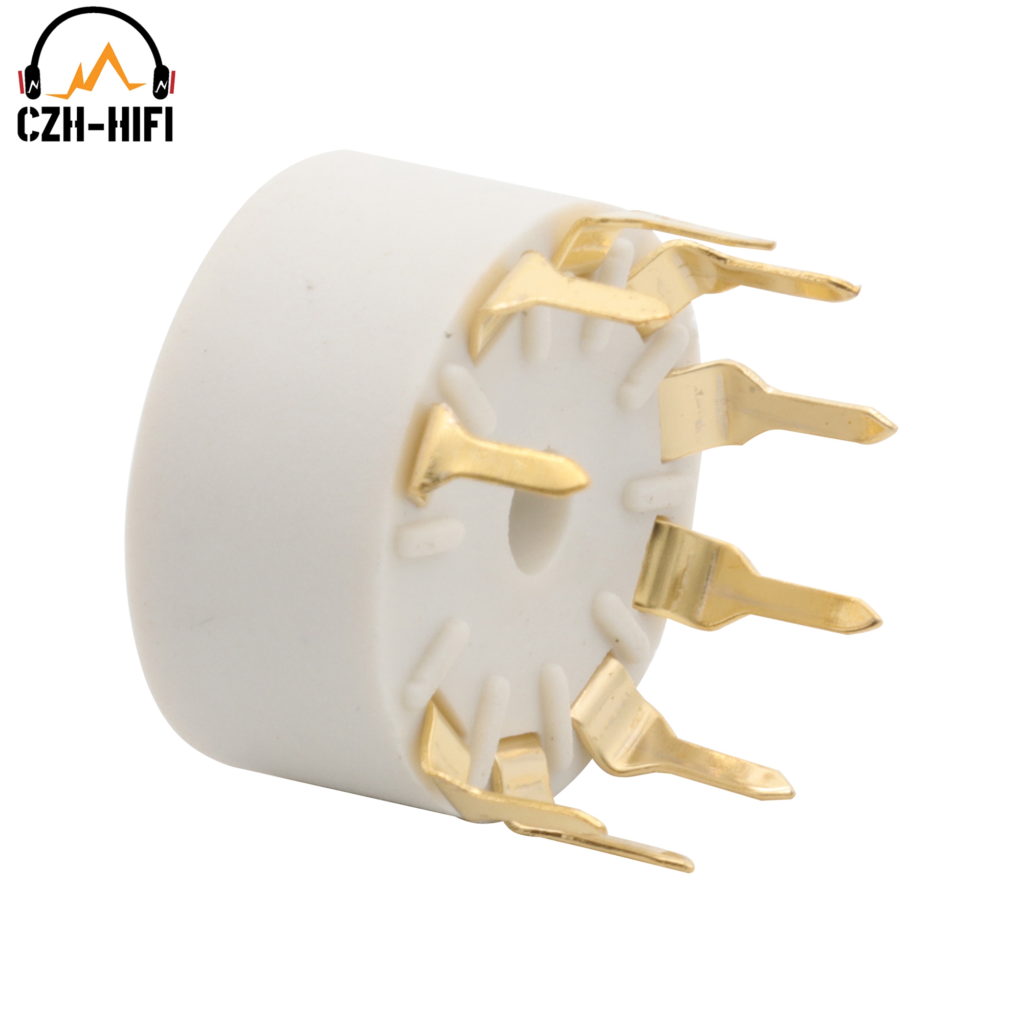 10 stks 9pin B9A Buis Socket Plastic Ventiel Basis voor 12AX7 12AT7 12AU7 EL84 6N1 6570 6922 6DJ8 6N1 ECC83 ECC82 Versterker PCB Mount