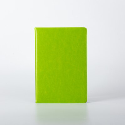 A5 Journal Daily Office Work Business Creativity Simple Notebook Leather Diary Book Notepad School Supply Stationery: Green  A5