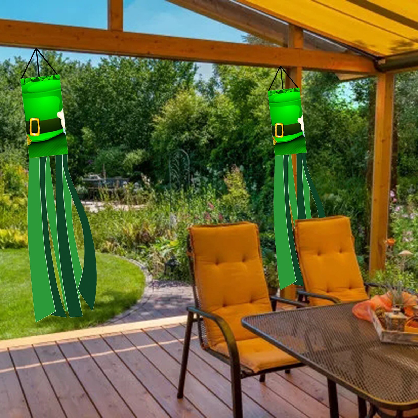 Huis Vlag Dubbelzijdige Outdoor Banner Duurzame Binnenplaats Vlag