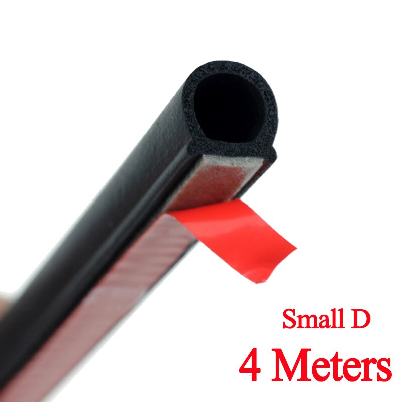 P/B/D Type Afdichting Geluidsisolatie Anti-Kras Rubber Afdichtingen Voor Auto Deur Kofferbak Motor: 4M Small D