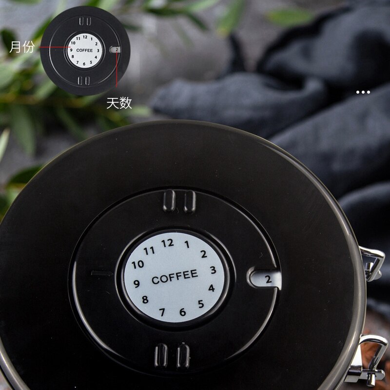 Stainless Steel Sealed Tank Storage Tank Coffee Bean Milk Powder Jar Tea Pot Kitchen Grains Storage Box