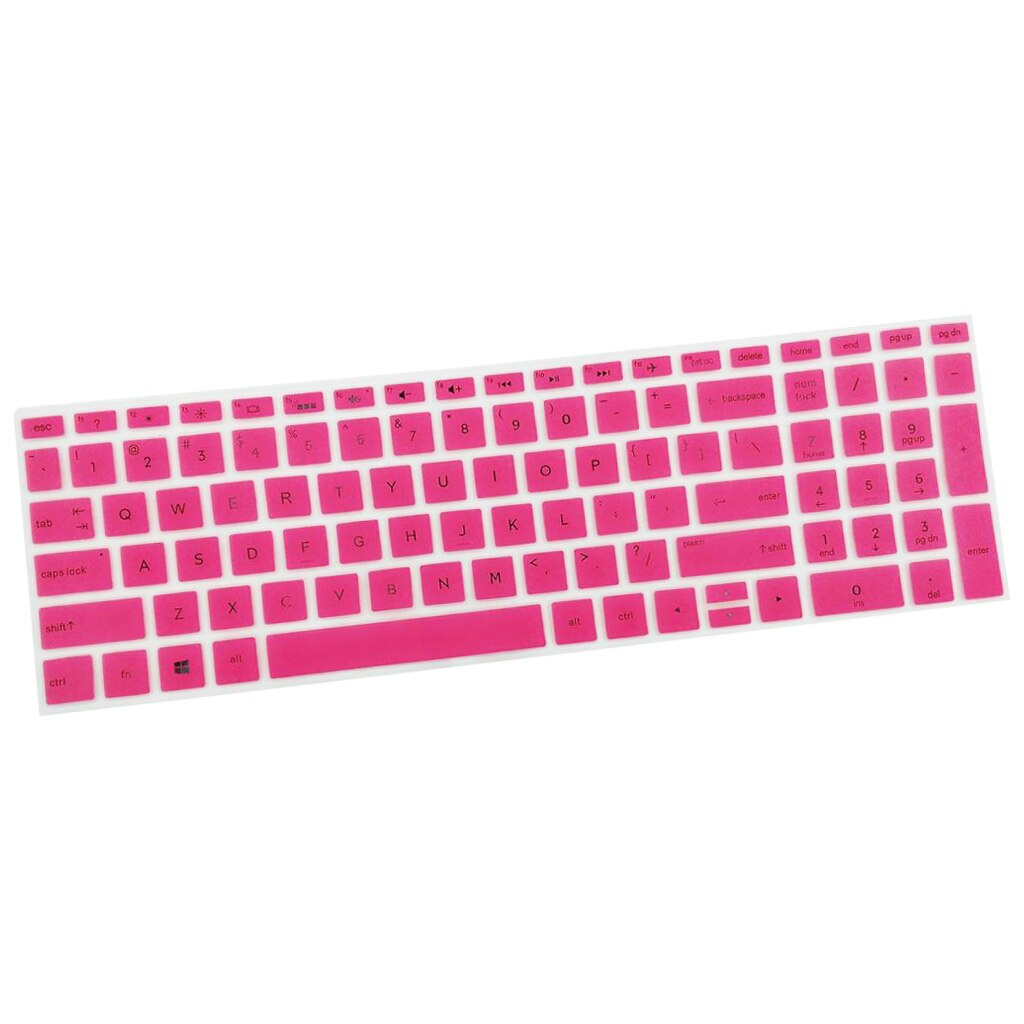 ¡Novedad de ! cubierta protectora de alta visibilidad para teclado HP 15,6 pulgadas BF portátil PC portátil de silicona súper suave: Pink