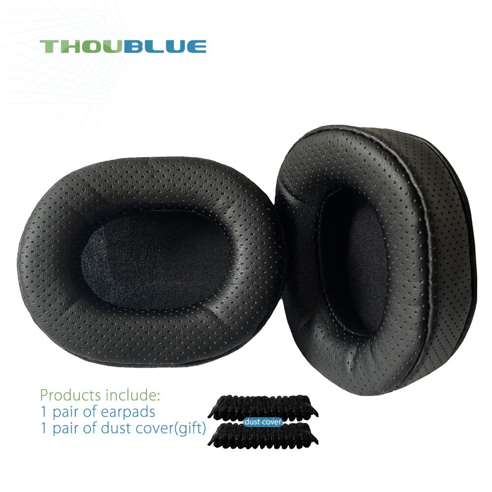 THOUBLUE-almohadillas de repuesto para auriculares Bluedio T6, T6S, T6C, T7, T7 +, cubierta de espuma viscoelástica: 3Black Breath