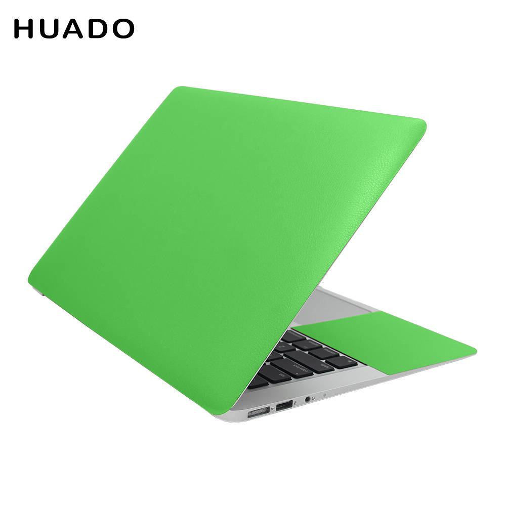 14 "15" 15.4 "15.6" 13.3 skórka na laptopa kalkomania jednolita obudowa pcv drukuje Notebook PC wielokrotnego użytku komputer Protector skórki: 13inch (35x26cm) / green