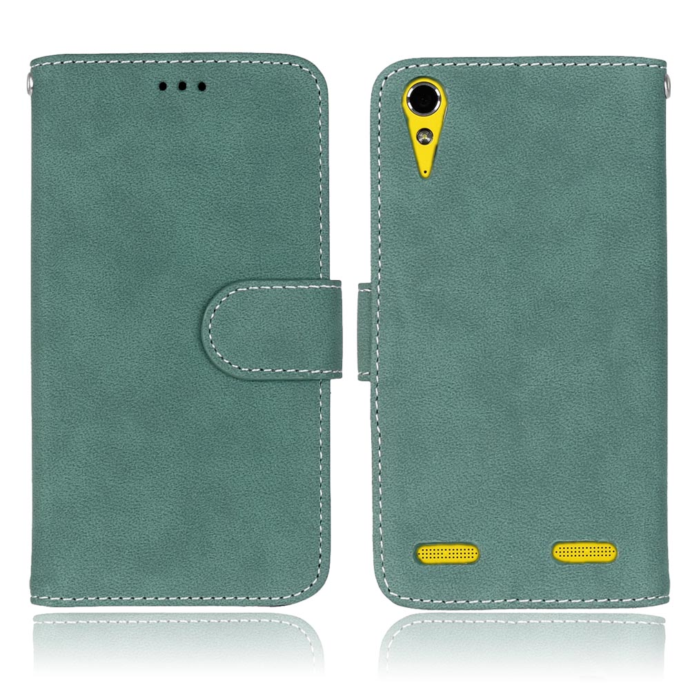 Flip Case for Lenovo A6010 Plus & A6000 & for Lenovo Lemon K3 K30-T Cover Skin 5" K 3 A 6000 6010 Case for Lenovo Phone Case: Green