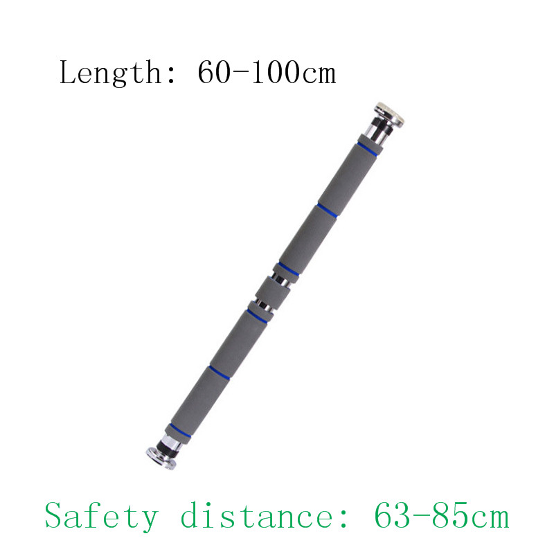 Door Horizontal Steel Adjustable Training Bars For Home Sport Bar Workout Pull Up Arm Training Sit Up Bar Fitness Push Up Equipm: Black