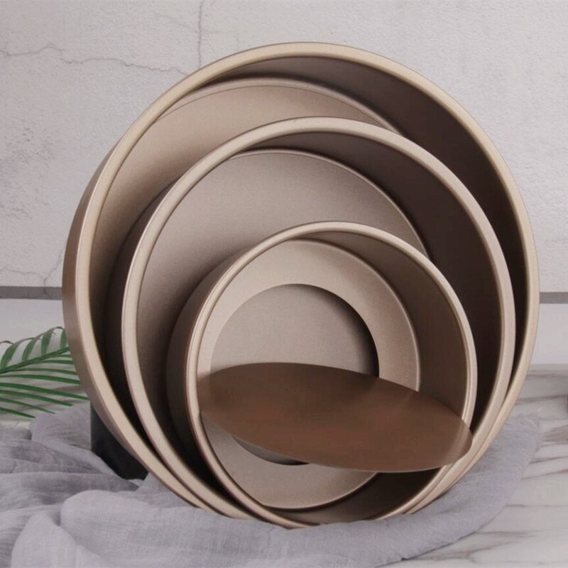 Round Cheese cake Pan 6-Inch &amp; 8-Inch &amp; 10-Inch cylinder-shaped with Removable Bottom Non-Stick Bakeware Cake mold Cake mould