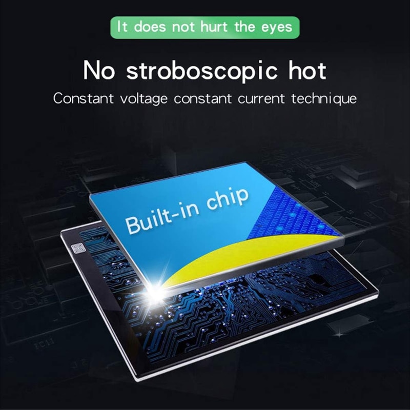 Drawing Tablet Diamond Painting Board USB Art Copy Pad Writing Sketching Wacom Tracing Led Light Pad