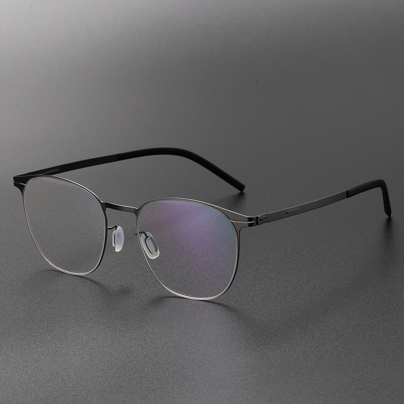 Monturas de gafas ovaladas de para hombres y mujeres, gafas ópticas ultraligeras sin tornillo, gafas graduadas para miopía, Alemania