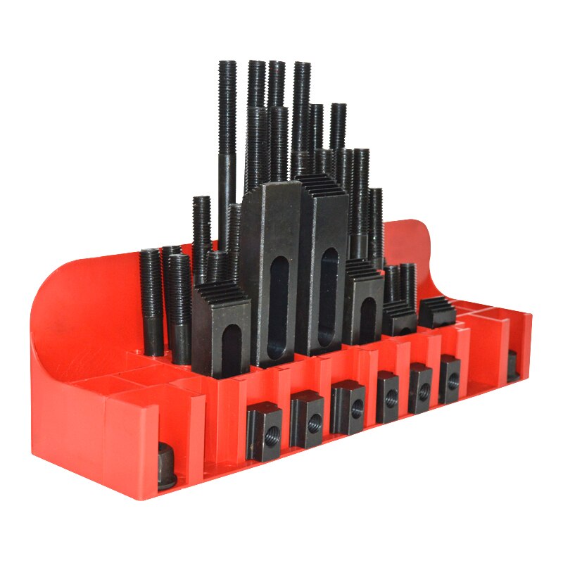 Metal Milling Machine Clamping Accessories Set M12 58PCS Mill Clamp Kit Vice Clamping Tool Universal Fixture Set