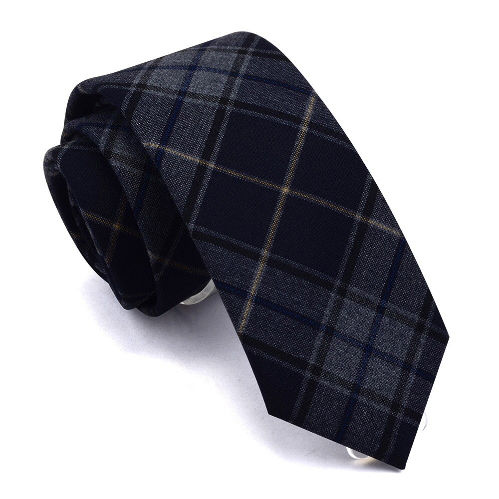 Gusleson slim slips 7cm plaid halsbånd til mænd tr jakkesæt materiale slips til bryllupsfest virksomhed rød grøn bomuld gravata: 08