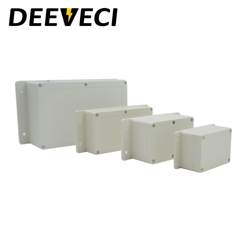 IP68 Waterproof Enclosure Plastic Box Electronic Project Outdoor Instrument Electrical Project Box Junction Housing with ears