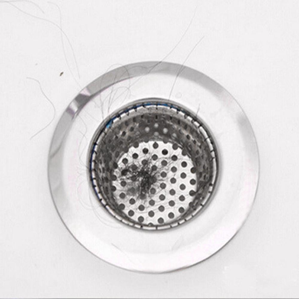 3-Pack Gootsteen Zeef Rvs Filter Zeef Home Badkamer Afvoer Haar Catcher Sink Zeef Tool #0623