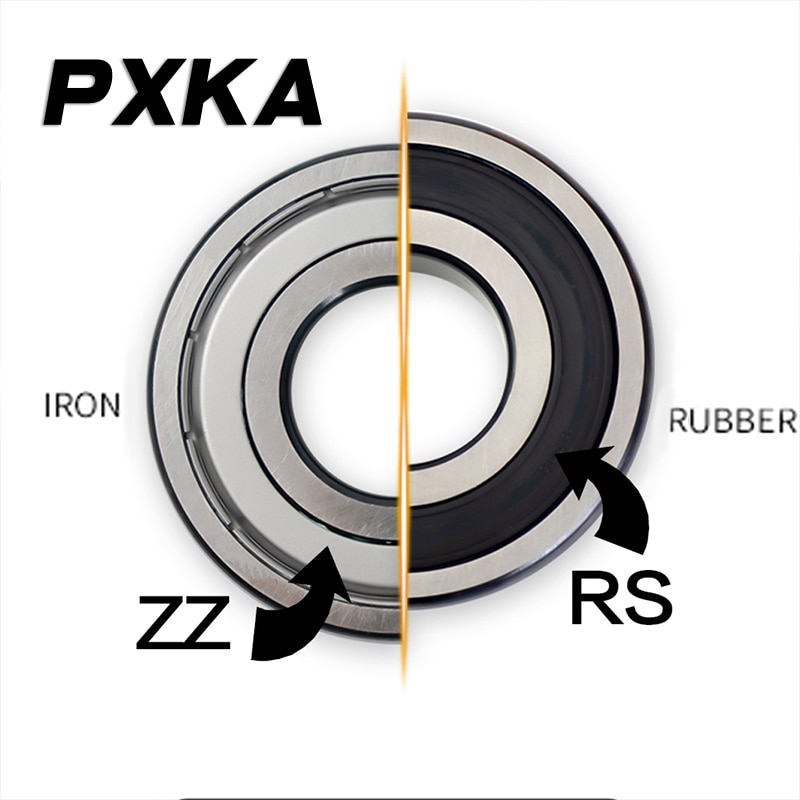 2 stk ikke-standard pilsner 6200 / 12zz indre diameter 12 ytre diameter 30 tykkelse 9mm 6200 / 12-2rs