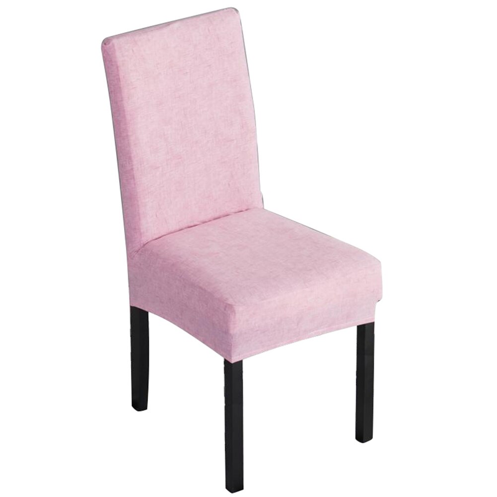 God sunn elastisk stretchy stol beskyttelsestrekk hjemme restaurant stue hotell stoltrekk: Rosa