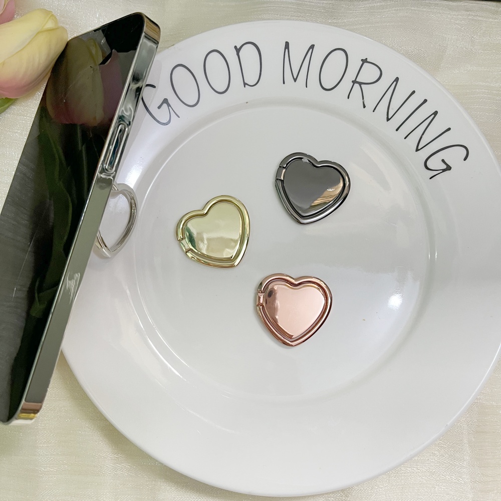 Telefono cellulare creativo Supporto universale Supporto ad anello Supporto a conchiglia con bastone posteriore Supporto pigro Supporto decorativo in metallo per telefono cellulare