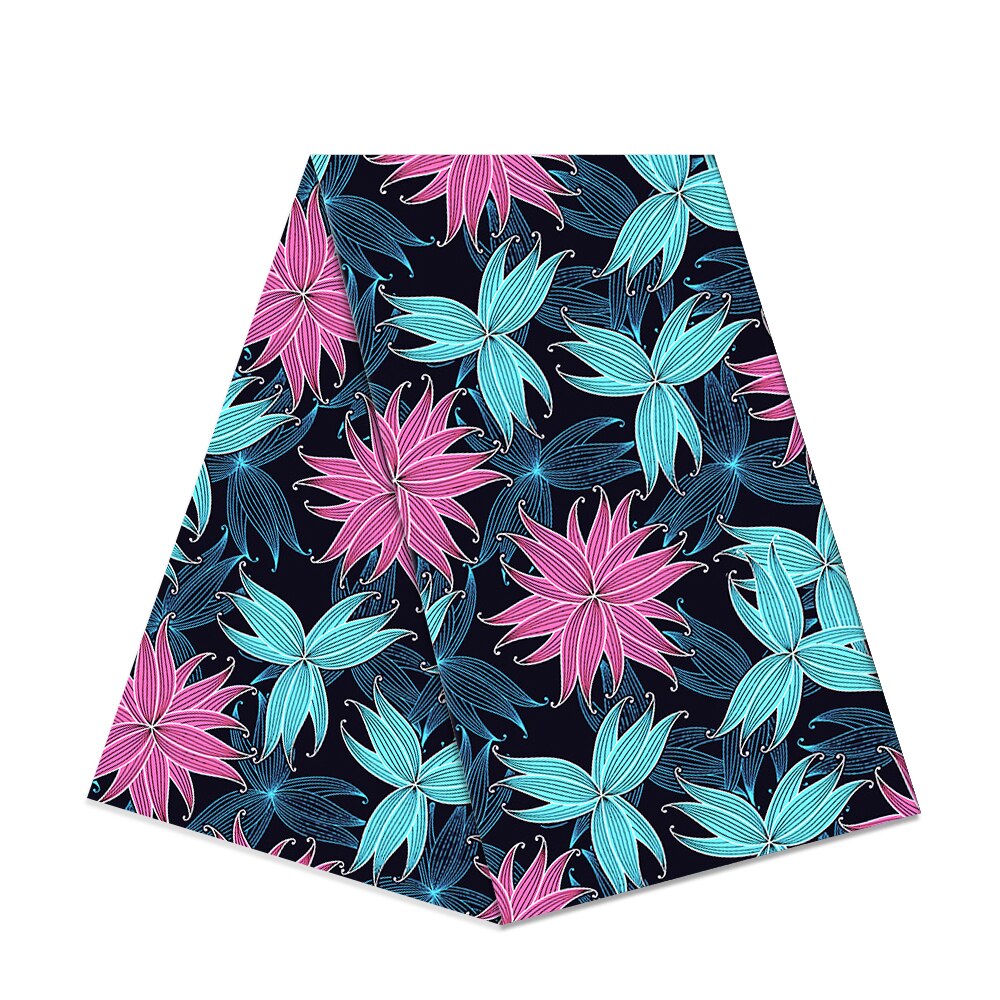 Nowa moda woskowana Ankara tkaniny holenderski prawdziwa afrykańska druk Dashiki tkanina bawełniana wosk drukuje afryki nie.1