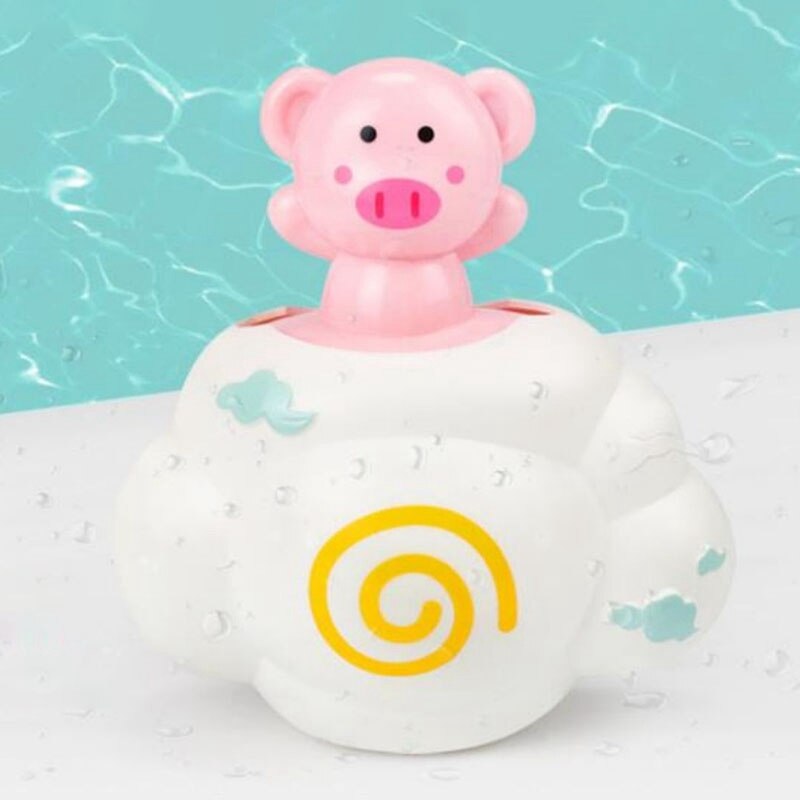 3 Pack pluie nuage baignoire jouets pour enfants baignoire temps pour enfants coloré pomme de douche Fun bain jouets horloge eau jouets
