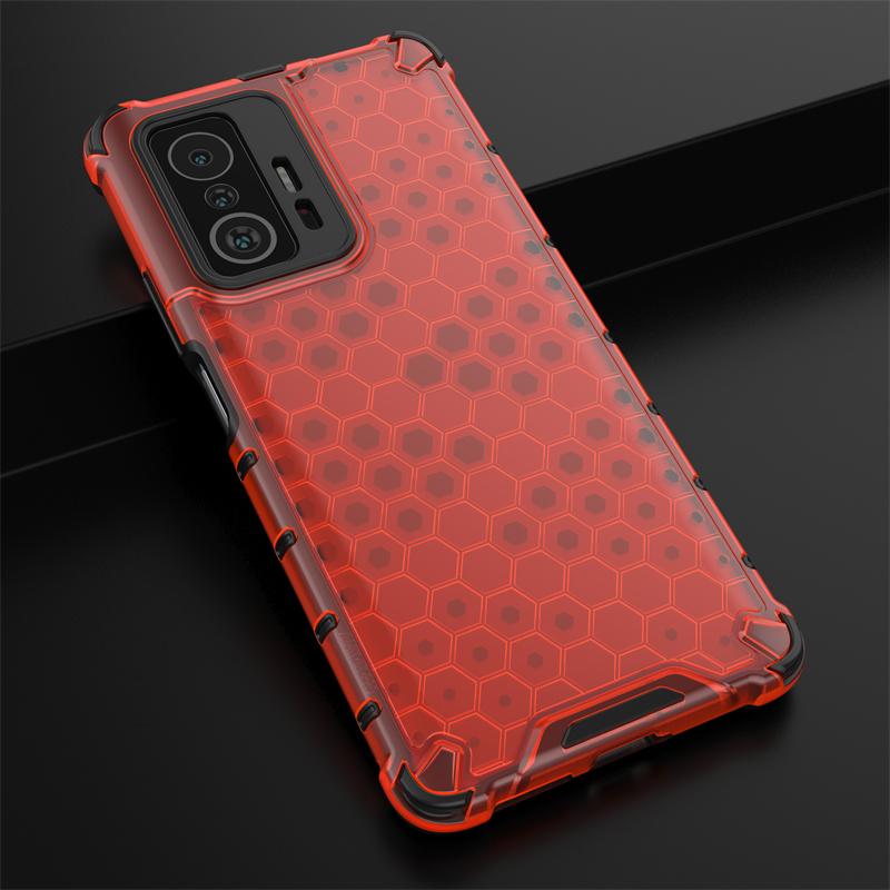 Wstrząsoodporne przezroczyste etui robić Xiaomi 11T plaster miodu Armor Obudowa robić Xiaomi 11T Obudowa robić Xiaomi 11T 12X 12 11 Lite 5G ne 10T zawodowiec