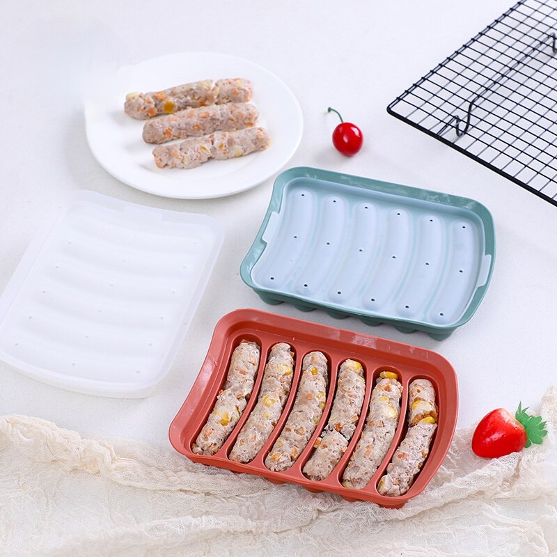 Silikon wurst bilden schinken wurst heißer hund schleifen werkzeug küche zubehör küche Spielereien und zubehör