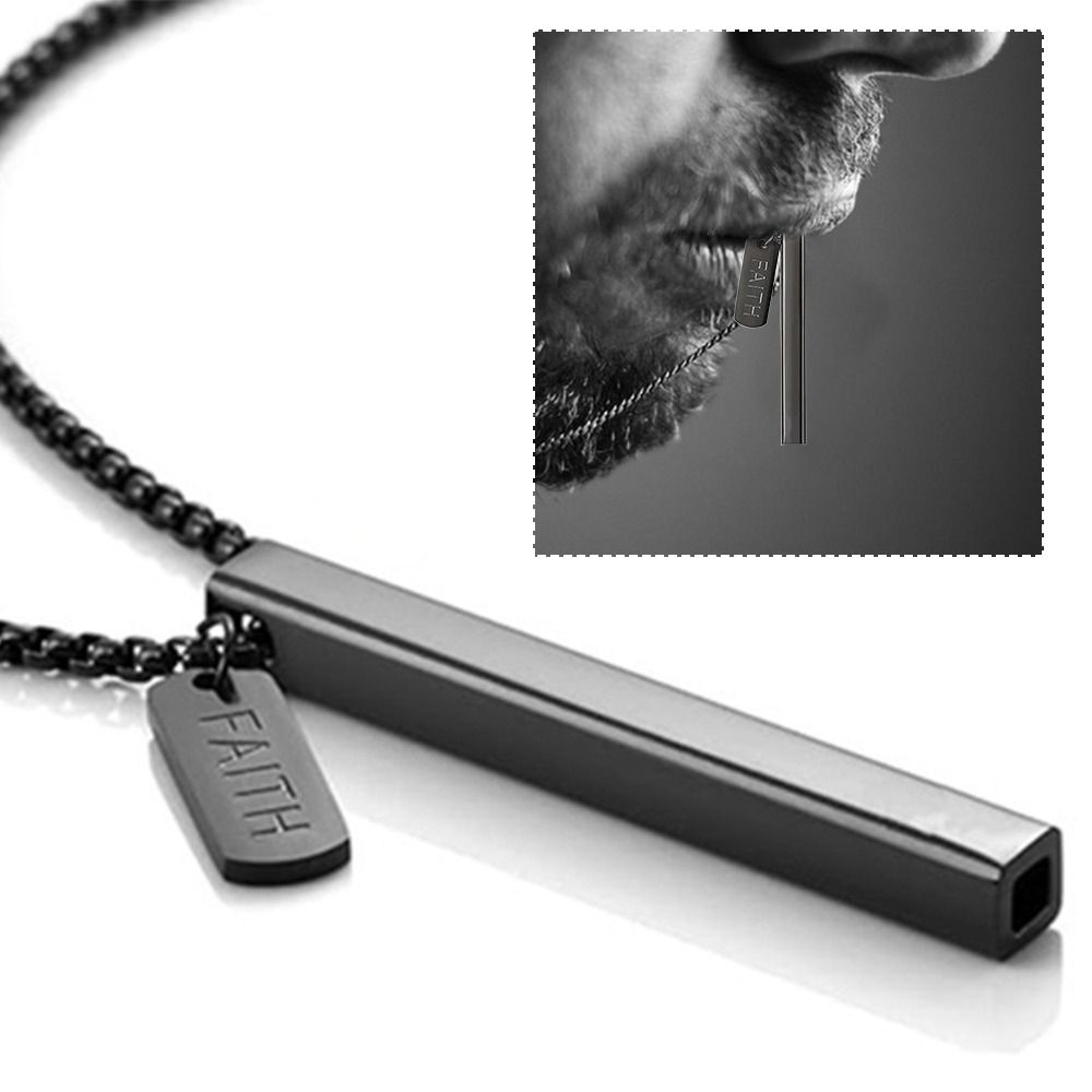 Roestvrijstalen Bewuste Ademhalingsketting Voor Angstverlichting Stress Verlichting Angst Verlichting Ketting Voor Ademhalingsoefeningen