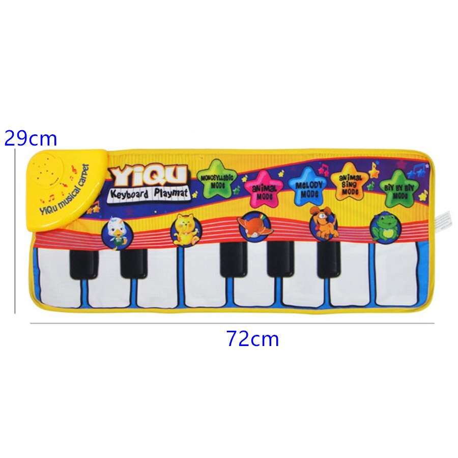 Infant Baby Piano Spielen Spielzeug Mit Lustigen Musik Und Tier Sounds Kriechende Matte Baby Musik Teppich Kinder Pädagogisches Spielen matte