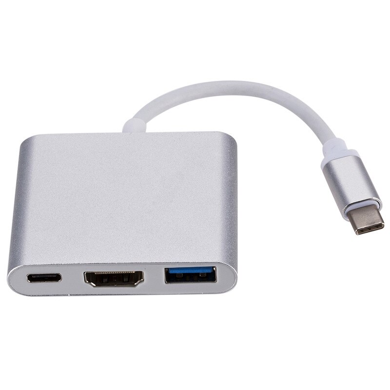 USB C zu HDMI 3 in 1 Kabel Konverter Pro Huawei Usb 3.1 Blitz 3 Typ C schalten zu HDMI 4K Adapter Kabel 1080P