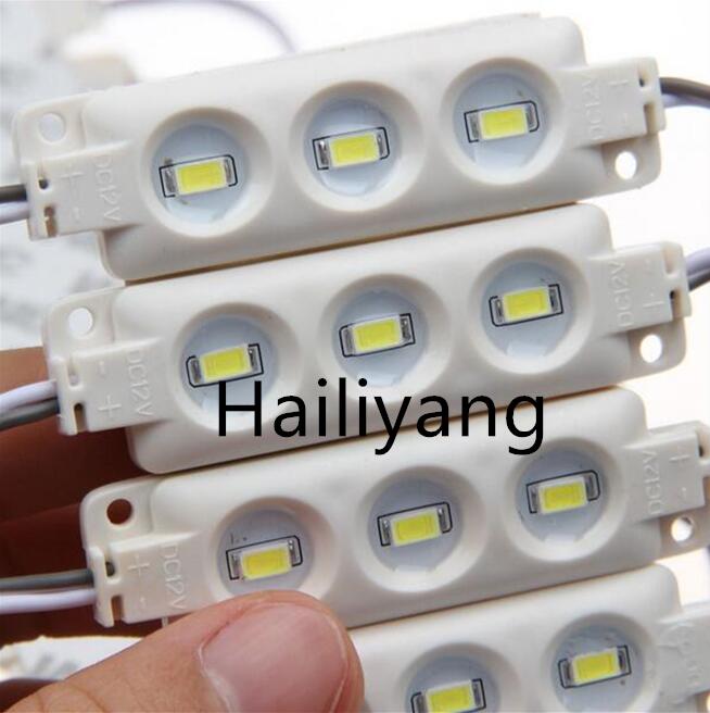 100pcs/lot Injection LED module waterproof 5730 LED Backlight 12V 0.72W for Advertising sign and Channel Letter lighting box