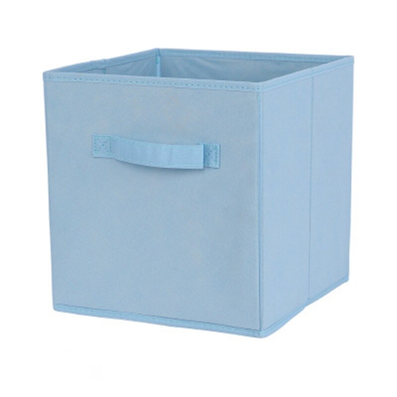 Foldable Fabric Storage box Cube Bins Cloth Organizer storage Baskets Folding Nursery Closet Drawer Features Dual Handles: LB