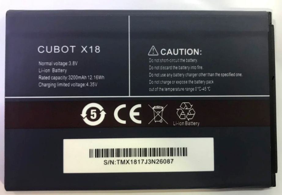 CUBOT X18 Batterij 3200 mAh Vervangende backup batterij Voor CUBOT X18 Mobiele Telefoon In Voorraad
