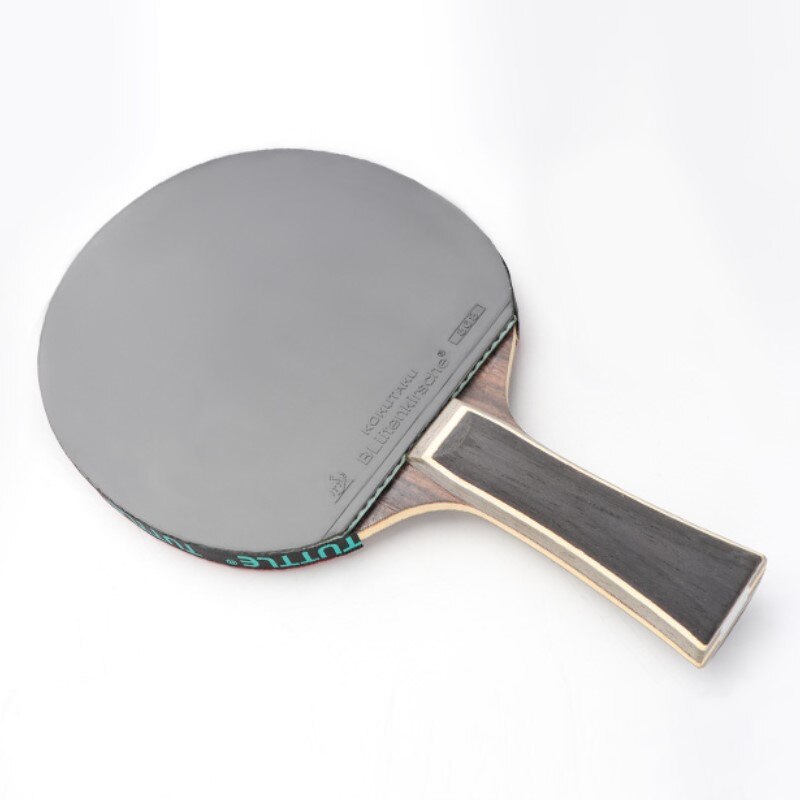 Tuttle 7 estrela raquete de ping pong 5 madeira pingpong bat profissional raquete de tênis de mesa com espinhas-em borrachas de certificação ittf