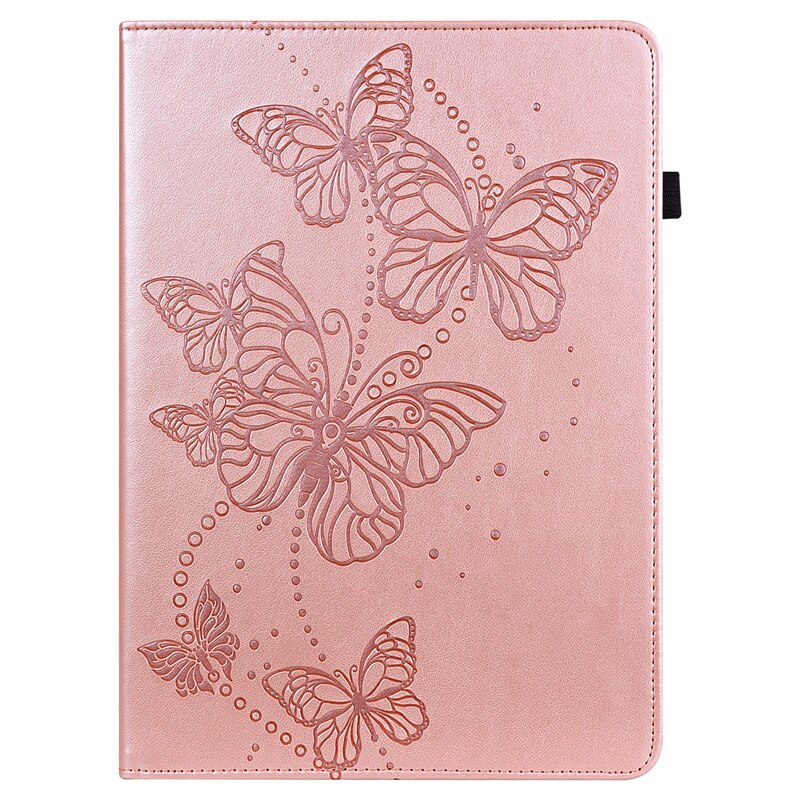 Funda con soporte para tableta Samsung Galaxy Tab S2 SM-T810/T815/T813, carcasa para Samsung Tab S2, carcasa con tapa de SM-T819 de 9,7 pulgadas + lápiz óptico: Pink