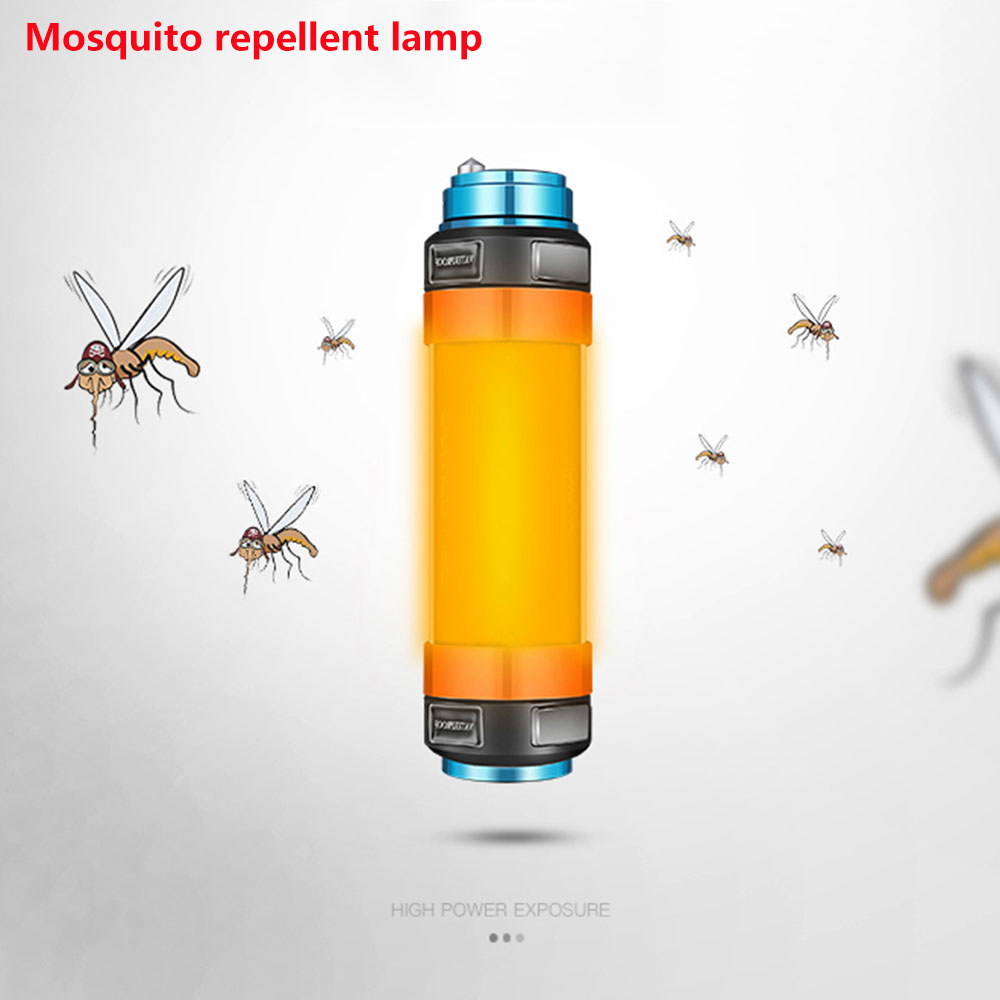 7800 mah usb ledet camping lanterne telt lys lampe  ip68 vandtæt genopladelig magnetisk vandring arbejder fiskeri sos lommelygte 6 mod