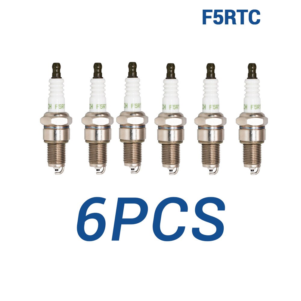 Torch F5RTC for 7734 BPR5ES Spark Plug for 98079-55846 GX340 GX640 Kawasaki KAF300 KAF540 MULE 500 520 550 2030 Snowmobile ATV: 6 pieces F5RTC