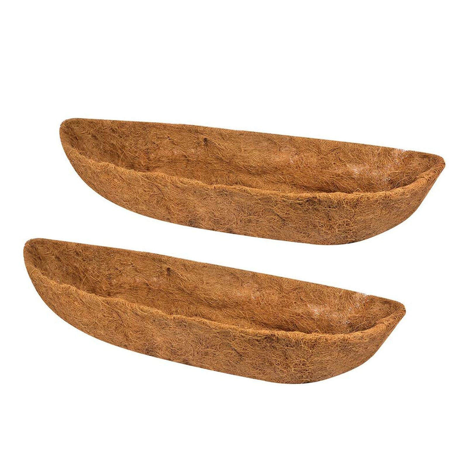 Doublure de jardinière en forme de demi-lune, pour boîte de fenêtre