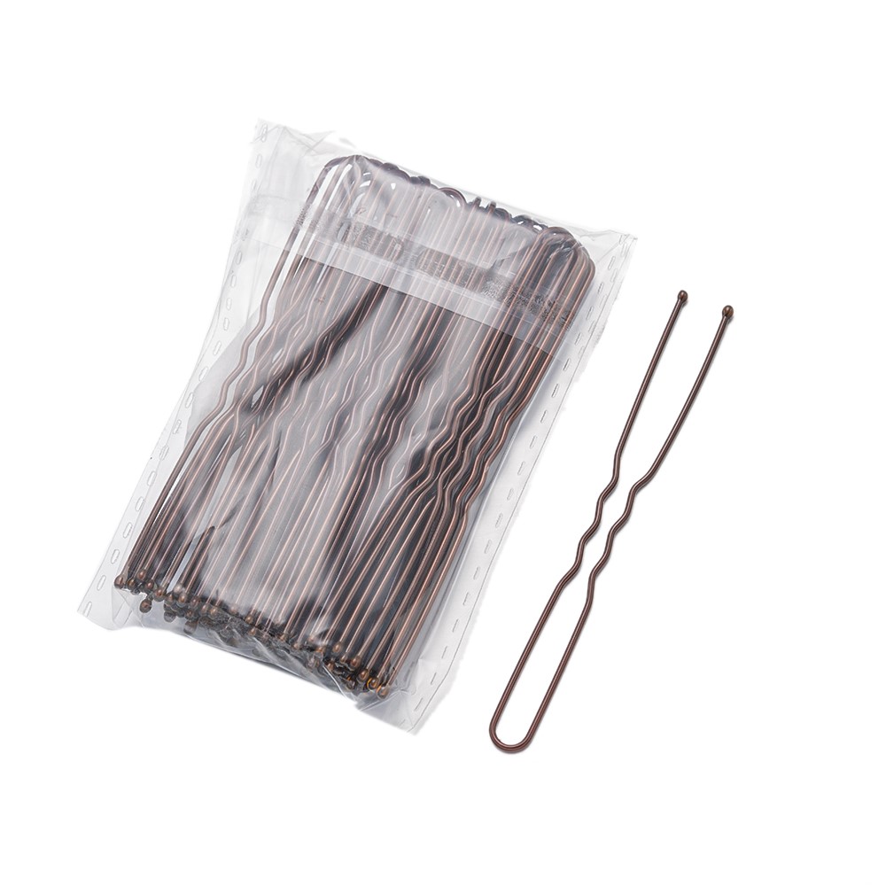50 Uds 50/60/70mm Metal ondulado en forma de U horquillas para el cabello mujeres niñas boda peinado herramientas de estilismo accesorios al por mayor