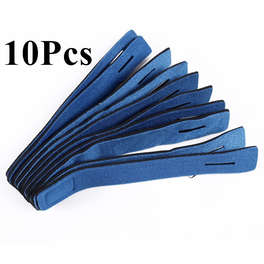 Correa de sujeción para caña de pescar, banda elástica para sujetar, accesorios de herramientas de pesca al aire libre, 1/3/10 piezas: 10pcs blue